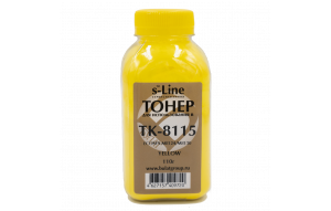 Тонер БУЛАТ s-Line TK-8115 для Kyocera ECOSYS M8124 (Yellow, 110г)