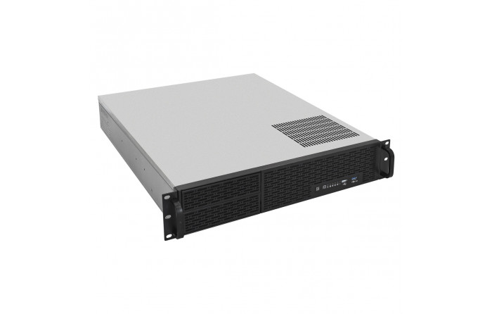 Корпус серверный ExeGate 2U550-06/2U2088, Standard-ATX, 2U, 6x3.5", 2x5.25", вентиляторы - 4 x 80 мм