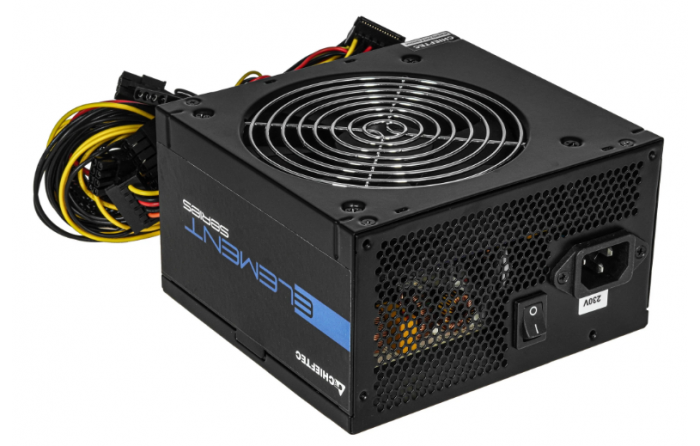 Блок питания Chieftec 500W, Element ELP-500S, 80 PLUS BRONZE