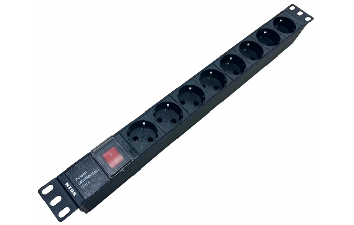 Блок розеток NTSS (NTSS-PDU-DA1015) гор.размещ. 8xSchuko базовые 10A C14