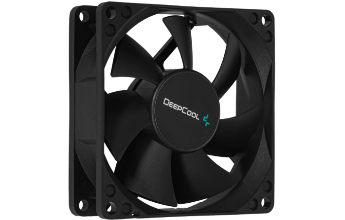 Вентилятор в корпус Deepcool XFan 80 80х80x25 черный 4-pin (Molex) (DP-FDC-XF80) Ret