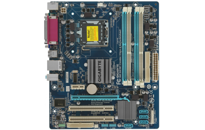 Материнская плата Gigabyte GA-G41M-COMBO-GQ, Socket 775, Intel G41+ICH7, 2xDDR3-1066+2xDDR2-1066