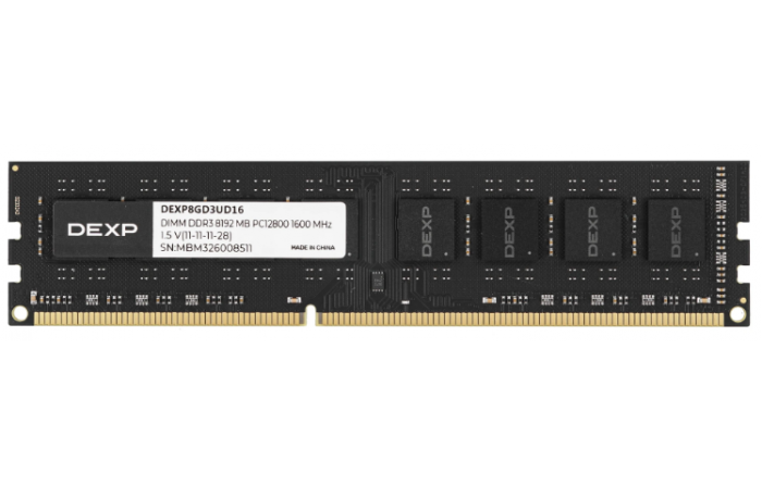Модуль памяти DEXP [DEXP8GD3UD16] 8 ГБ