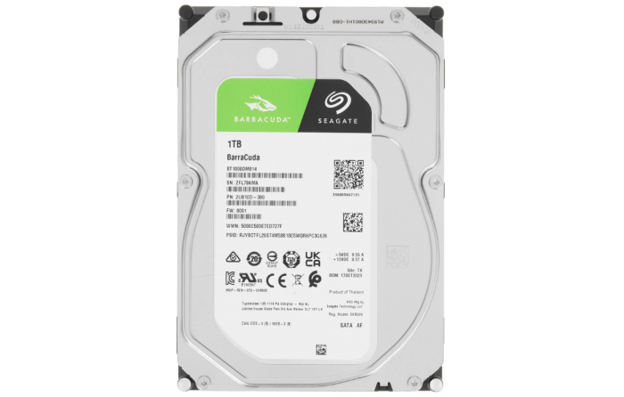 Жесткий диск Seagate BarraCuda [ST1000DM014], 1Тb, SATA III
