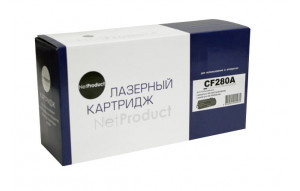 Картридж NetProduct CF280A для HP LJ Pro 400 M401/ Pro 400 MFP M425, 2,7K Картридж NetProduct CF280A для HP LJ Pro 400 M401/ Pro 400 MFP M425, 2,7K
