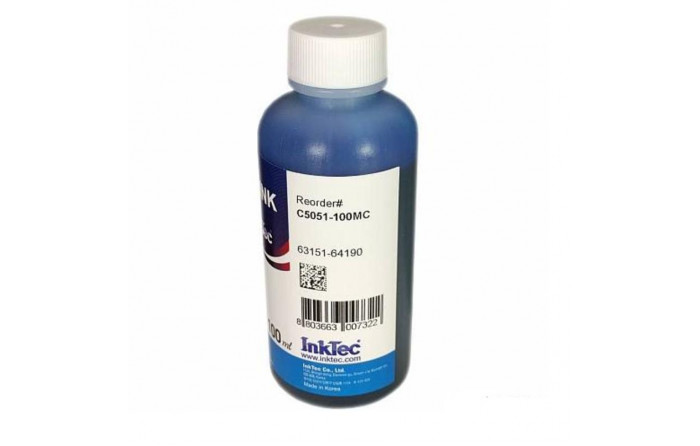 Чернила Canon для CLI-251C/451C/551C/651C/751C/851C, 100мл (InkTec) (C5051-100MC)