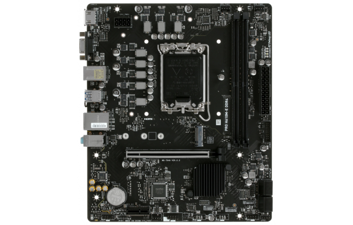 Материнская плата MSI PRO H610M-E DDR4, LGA 1700, Intel H610, mATX, Ret