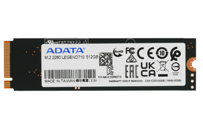 SSD накопитель ADATA LEGEND 710 [ALEG-710-512GCS] 512Gb