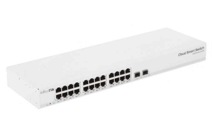 Коммутатор управляемый MikroTik CSS326-24G-2S+RM