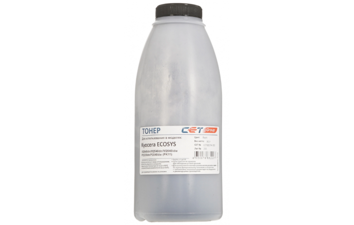 Тонер CET8857 PK11 для Kyocera Ecosys M2040/M2235/P2335, черный, 300г