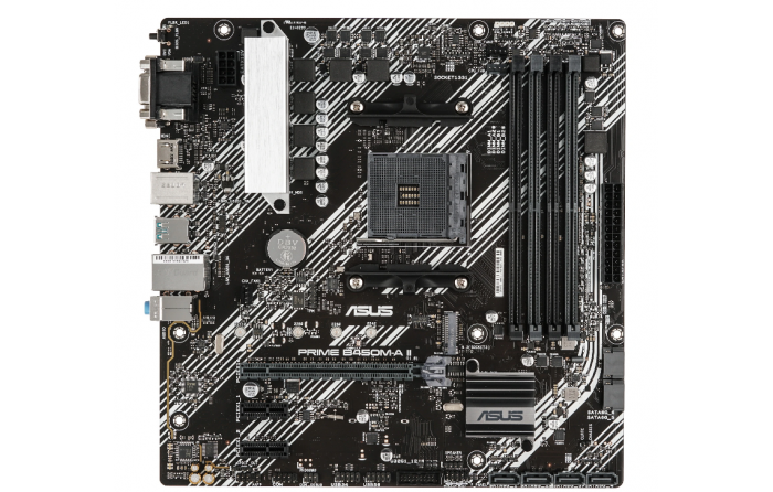 Материнская плата ASUS PRIME B450M-A II, SocketAM4, AMD B450, mATX, Ret