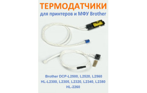 Термодатчик / термистор фьюзера для Brother DCP-L2500 HL-L2300 HL-2260, комплект Термодатчик / термистор фьюзера для Brother DCP-L2500 HL-L2300 HL-2260, комплект