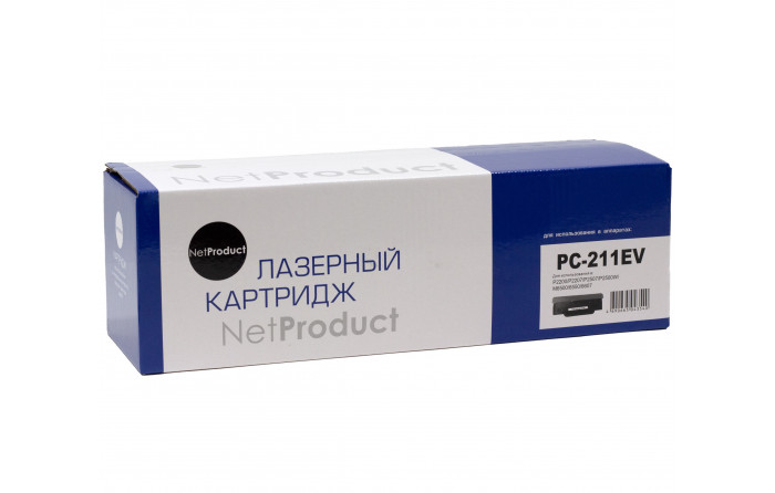 Картридж NetProduct PC-211EV для Pantum P2200/P2207/P2507/P2500W/M6500/6550/6607, 1,6К